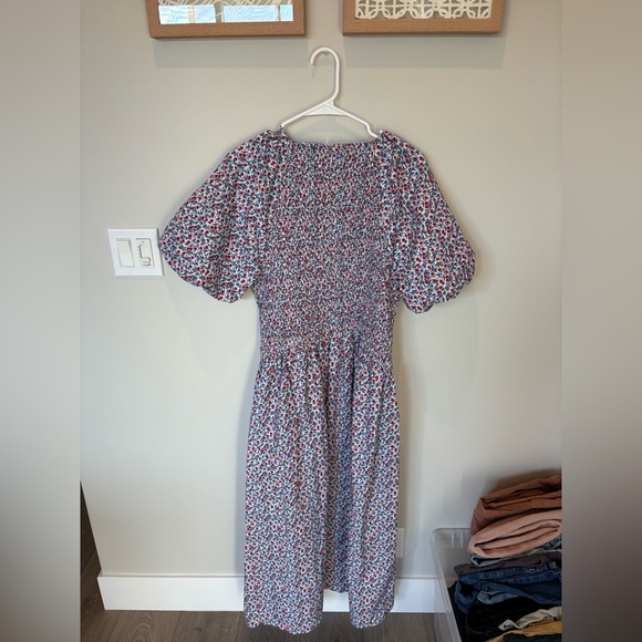 NWT J Crew Meadow dress in poppy 100% cotton poplin Size Large - Picture 6 of 14